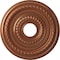 Ekena Millwork Cole PVC Ceiling Medallion (Fits Canopies up to 4 1/2"), Bright Coat Copper, 16"OD x 3 1/2"ID x 1"P CMP16COBCO - alternate 1